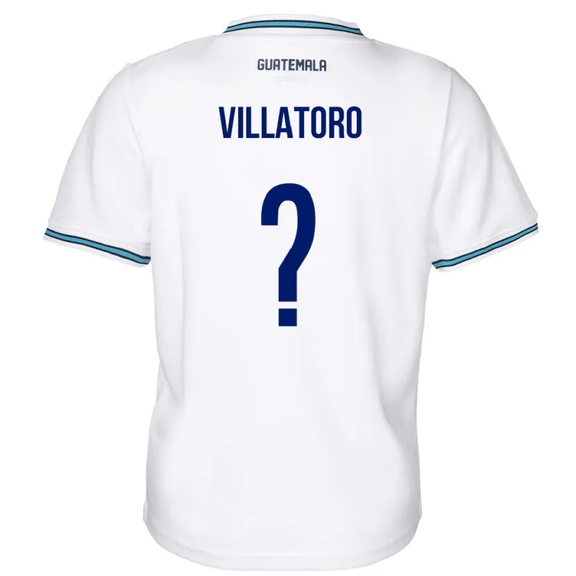Danxen Kinderen Guatemala Grace Villatoro #0 Wit Thuisshirt Thuistenue 24-26 T-Shirt