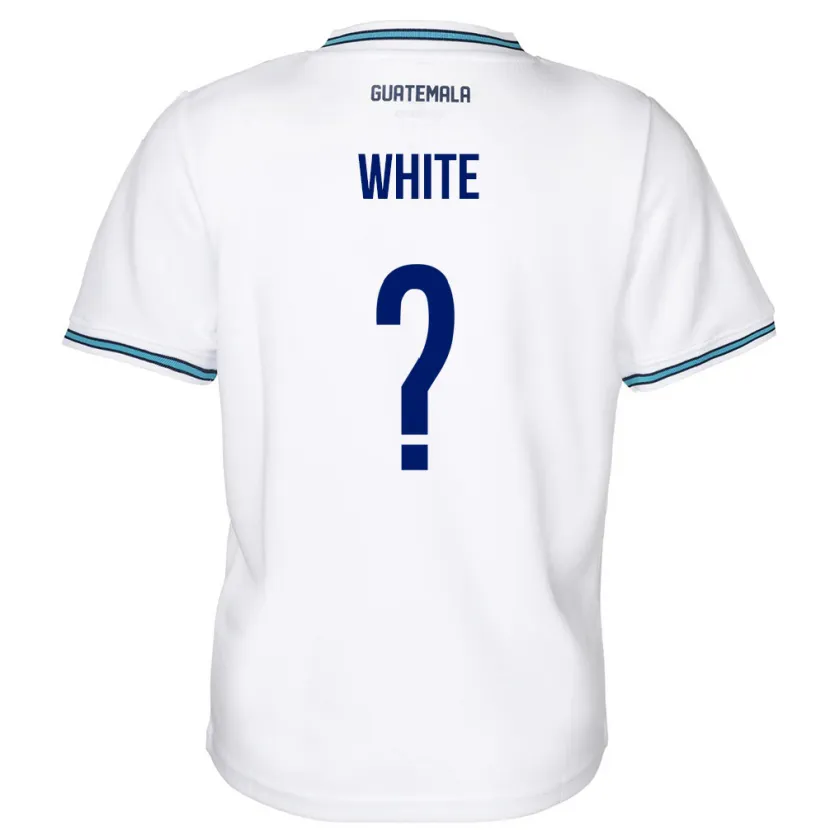 Danxen Kinderen Guatemala Megan White #0 Wit Thuisshirt Thuistenue 24-26 T-Shirt