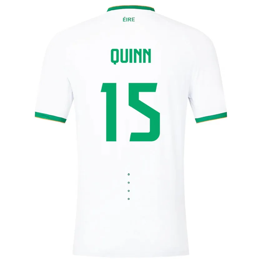 Danxen Kinderen Ierland Lucy Quinn #15 Wit Uitshirt Uittenue 24-26 T-Shirt