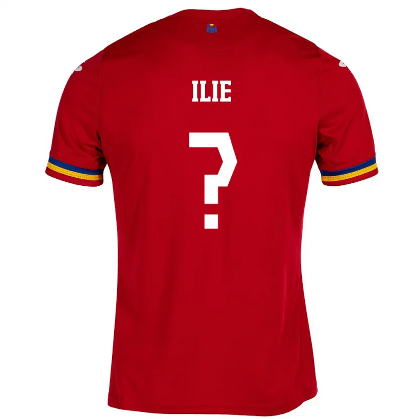 Danxen Kinderen Roemenië Mario Ilie #0 Rood Uitshirt Uittenue 24-26 T-Shirt