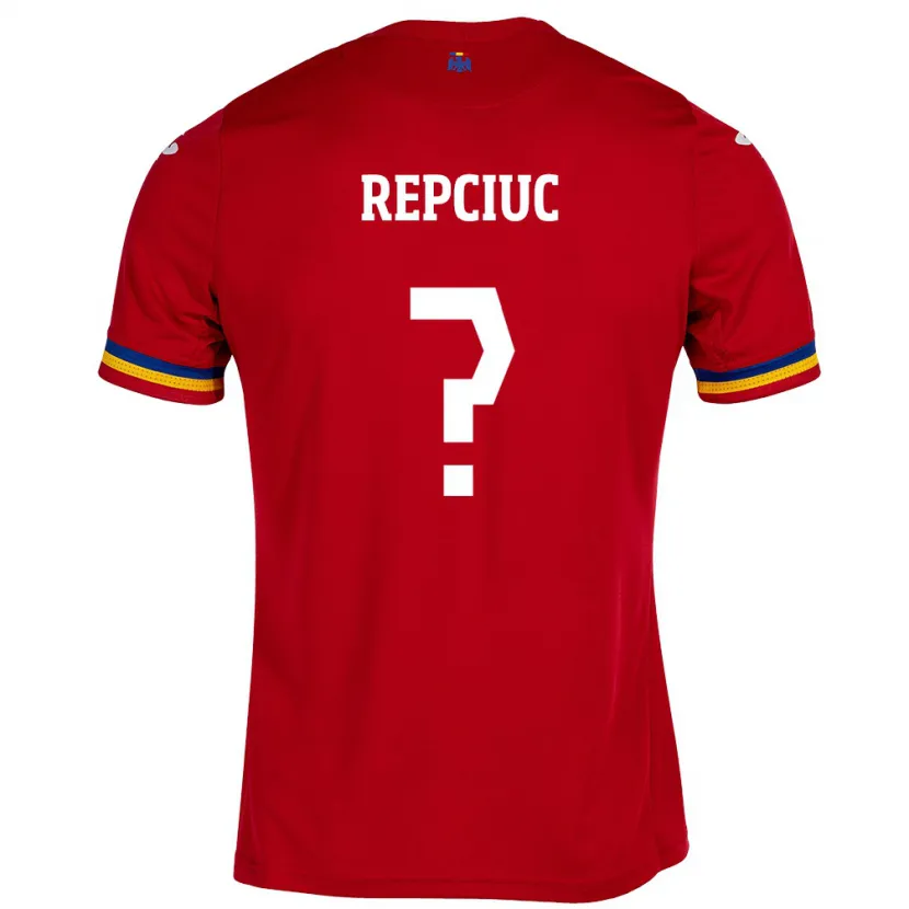 Danxen Kinderen Roemenië Gabriel Repciuc #0 Rood Uitshirt Uittenue 24-26 T-Shirt