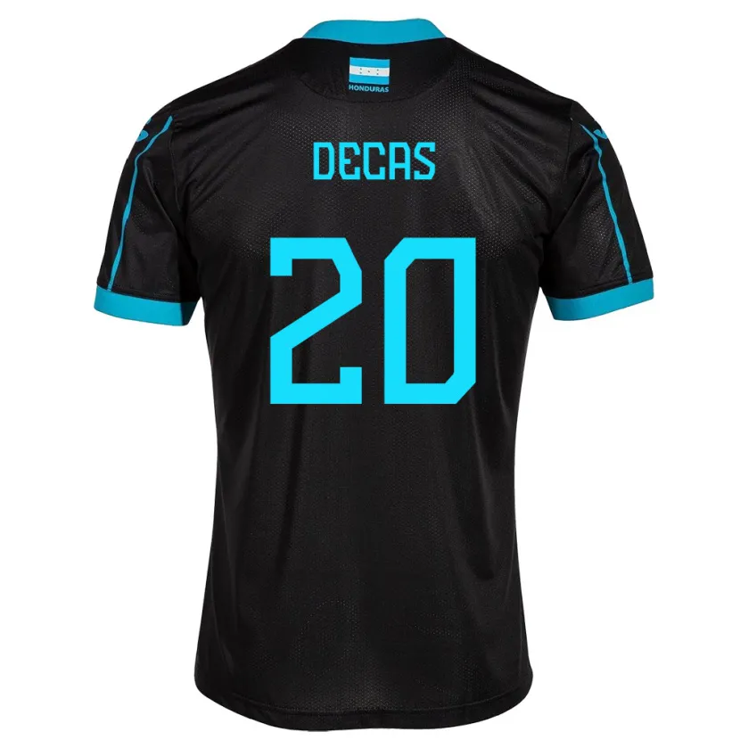 Danxen Kinderen Honduras Wesly Decas #20 Zwart Uitshirt Uittenue 24-26 T-Shirt