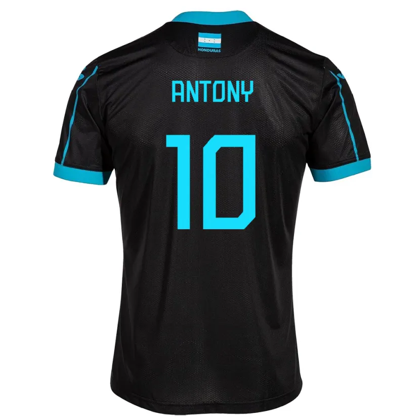 Danxen Kinderen Honduras Antony García #10 Zwart Uitshirt Uittenue 24-26 T-Shirt