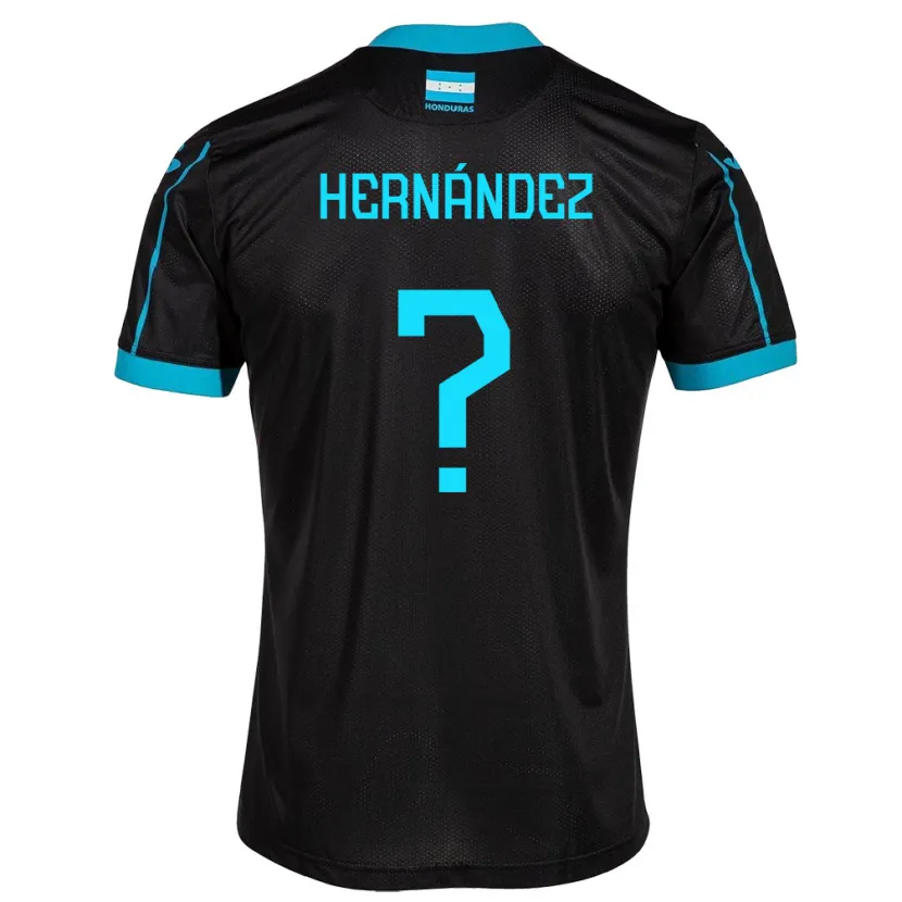 Danxen Kinderen Honduras Riccy Hernández #0 Zwart Uitshirt Uittenue 24-26 T-Shirt