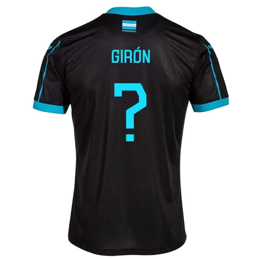 Danxen Kinderen Honduras Christian Girón #0 Zwart Uitshirt Uittenue 24-26 T-Shirt