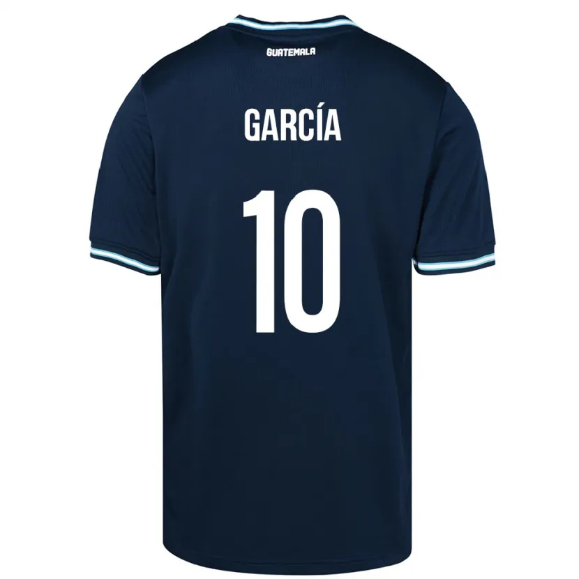 Danxen Kinderen Guatemala Gabriel García #10 Blauw Uitshirt Uittenue 24-26 T-Shirt