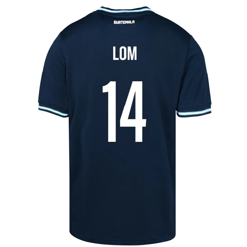Danxen Kinderen Guatemala Darwin Lom #14 Blauw Uitshirt Uittenue 24-26 T-Shirt