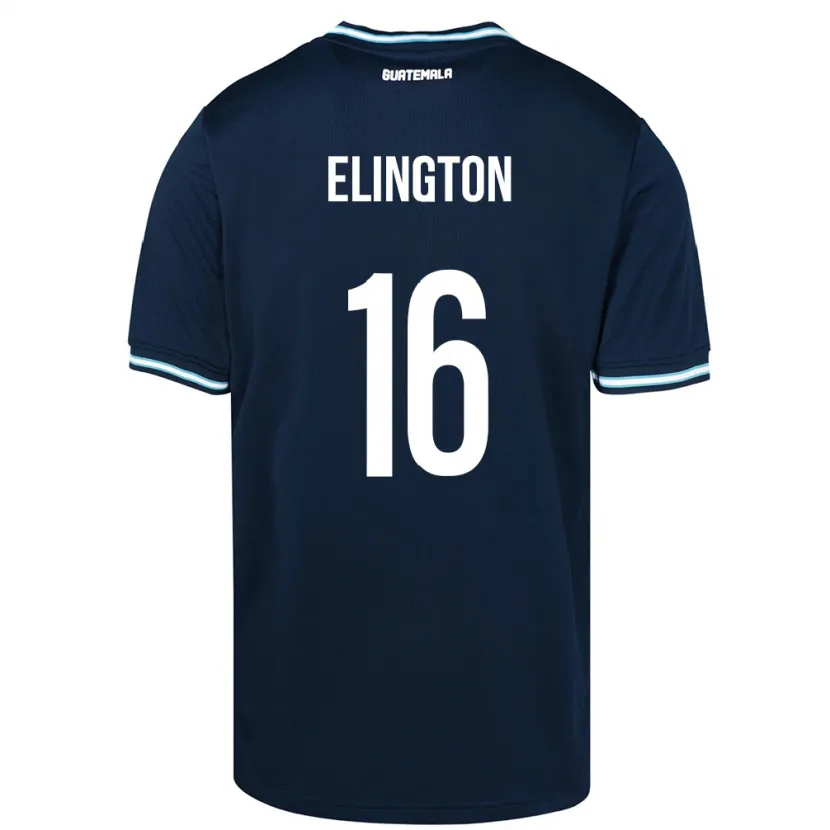 Danxen Kinderen Guatemala Elvi Elington #16 Blauw Uitshirt Uittenue 24-26 T-Shirt