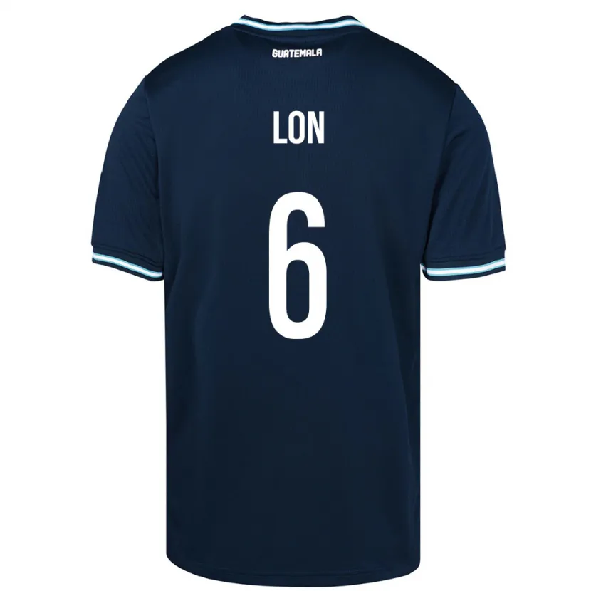 Danxen Kinderen Guatemala Ariel Lon #6 Blauw Uitshirt Uittenue 24-26 T-Shirt