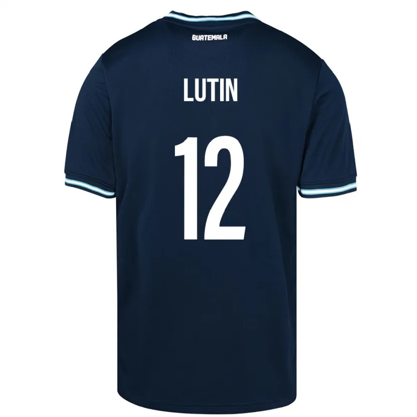 Danxen Kinderen Guatemala John Lutin #12 Blauw Uitshirt Uittenue 24-26 T-Shirt
