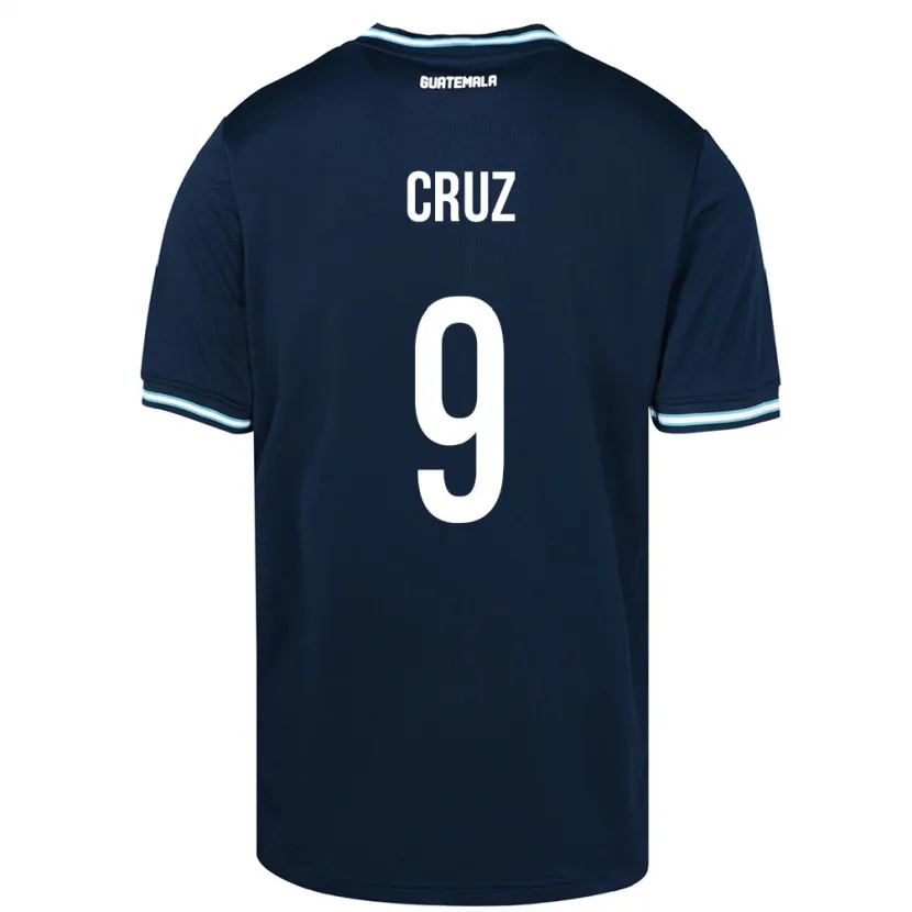 Danxen Kinderen Guatemala Celsa Cruz #9 Blauw Uitshirt Uittenue 24-26 T-Shirt