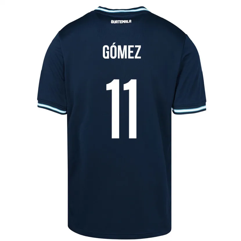 Danxen Kinderen Guatemala Savianna Gómez #11 Blauw Uitshirt Uittenue 24-26 T-Shirt