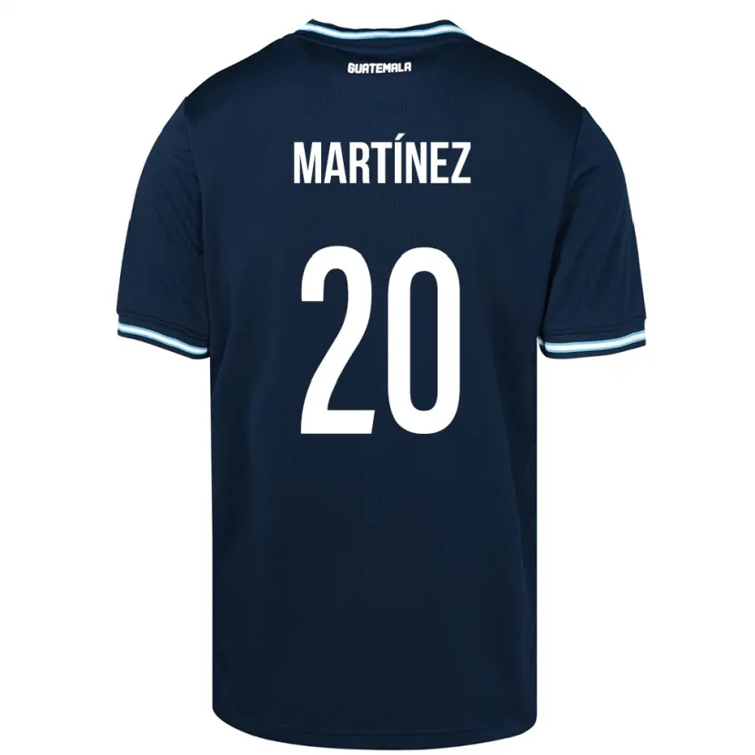 Danxen Kinderen Guatemala Ana Lucía Martínez #20 Blauw Uitshirt Uittenue 24-26 T-Shirt