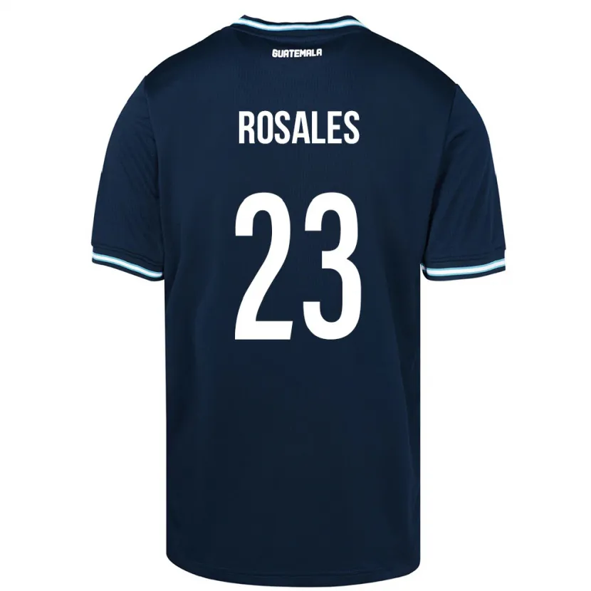 Danxen Kinderen Guatemala Yareni Rosales #23 Blauw Uitshirt Uittenue 24-26 T-Shirt