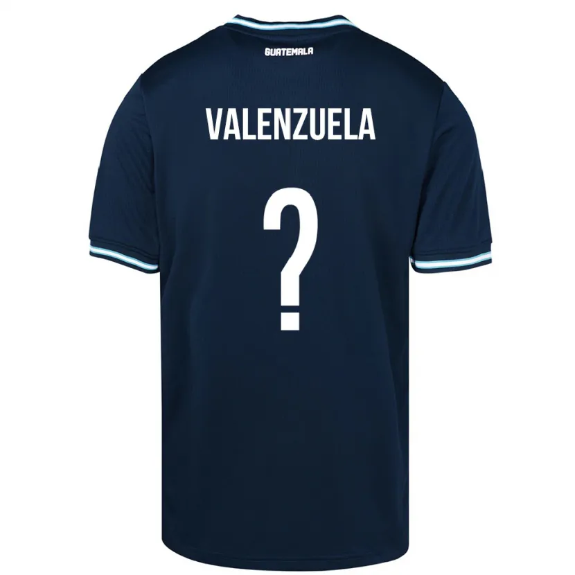 Danxen Kinderen Guatemala Briana Valenzuela #0 Blauw Uitshirt Uittenue 24-26 T-Shirt