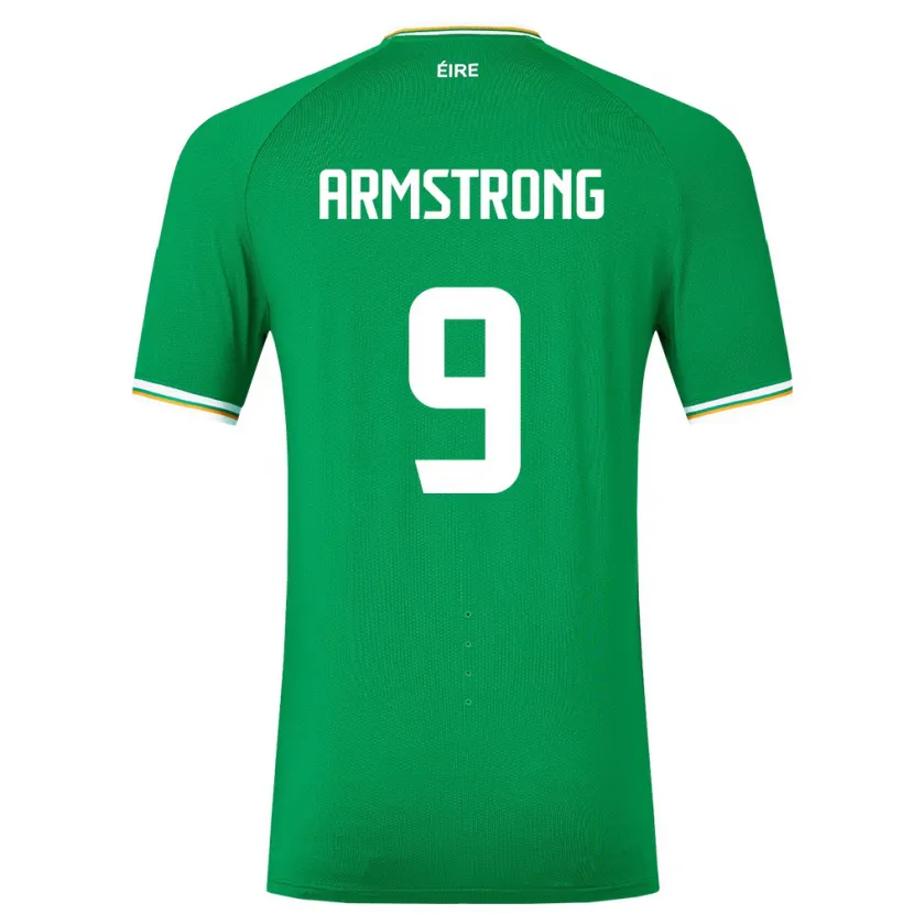 Danxen Heren Ierland Sinclair Armstrong #9 Groente Thuisshirt Thuistenue 24-26 T-Shirt