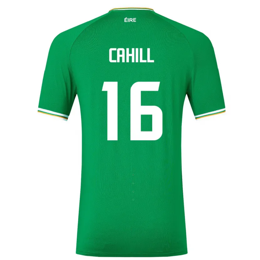 Danxen Heren Ierland Killian Cahill #16 Groente Thuisshirt Thuistenue 24-26 T-Shirt