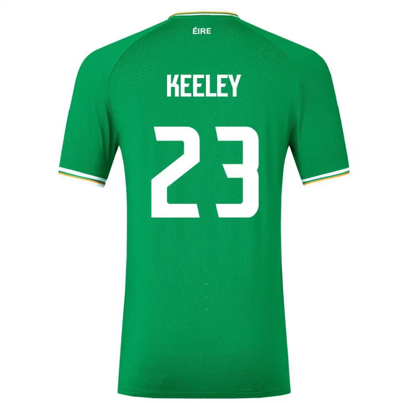 Danxen Heren Ierland Josh Keeley #23 Groente Thuisshirt Thuistenue 24-26 T-Shirt