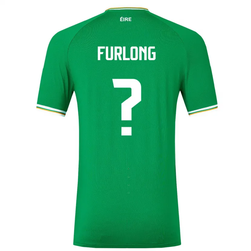 Danxen Heren Ierland James Furlong #0 Groente Thuisshirt Thuistenue 24-26 T-Shirt