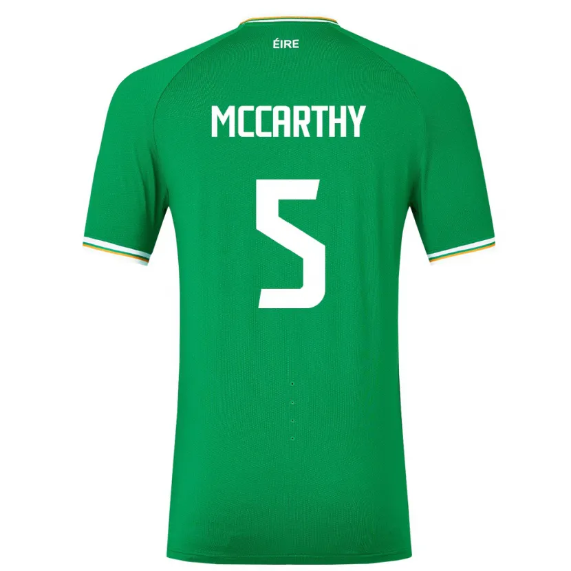 Danxen Heren Ierland Taylor Mccarthy #5 Groente Thuisshirt Thuistenue 24-26 T-Shirt