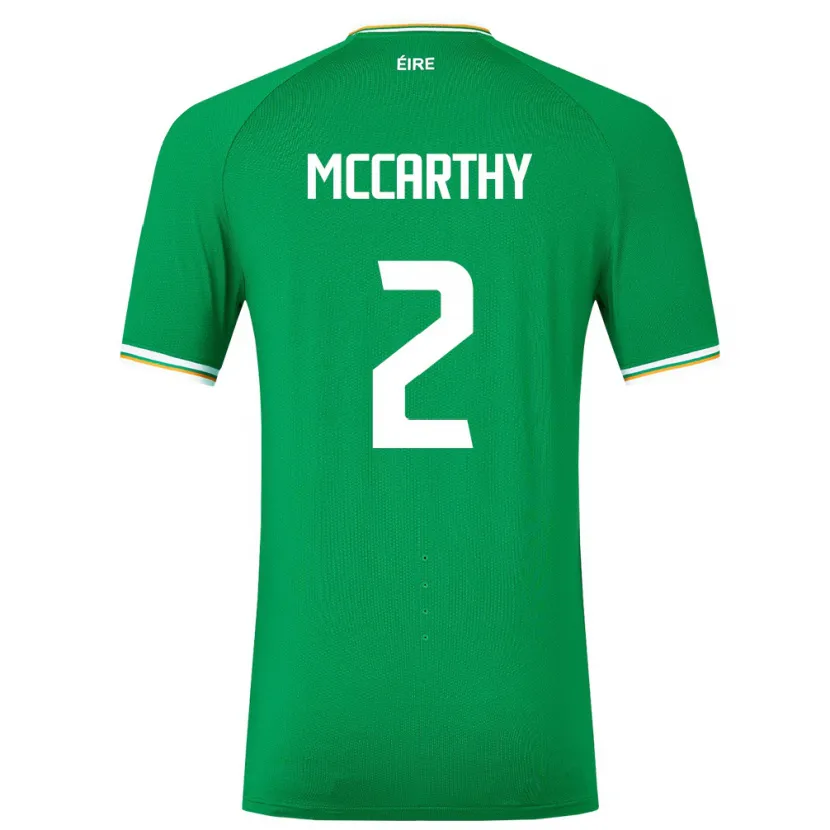 Danxen Heren Ierland Savannah Mccarthy #2 Groente Thuisshirt Thuistenue 24-26 T-Shirt