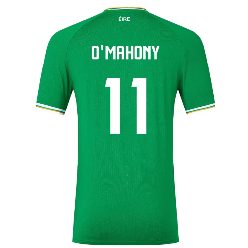 Danxen Heren Ierland Éabha O'mahony #11 Groente Thuisshirt Thuistenue 24-26 T-Shirt