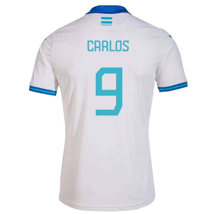 Danxen Heren Honduras Carlos Mejía #9 Wit Thuisshirt Thuistenue 24-26 T-Shirt