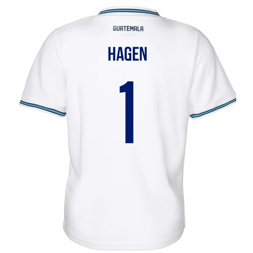Danxen Heren Guatemala Nicholas Hagen #1 Wit Thuisshirt Thuistenue 24-26 T-Shirt