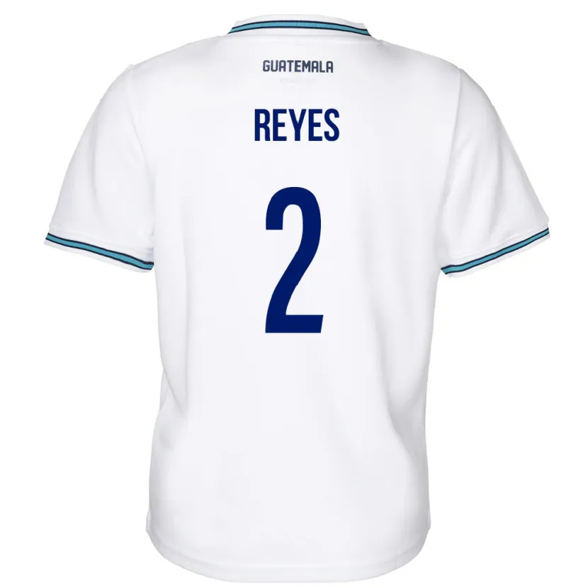Danxen Heren Guatemala Samantha Reyes #2 Wit Thuisshirt Thuistenue 24-26 T-Shirt