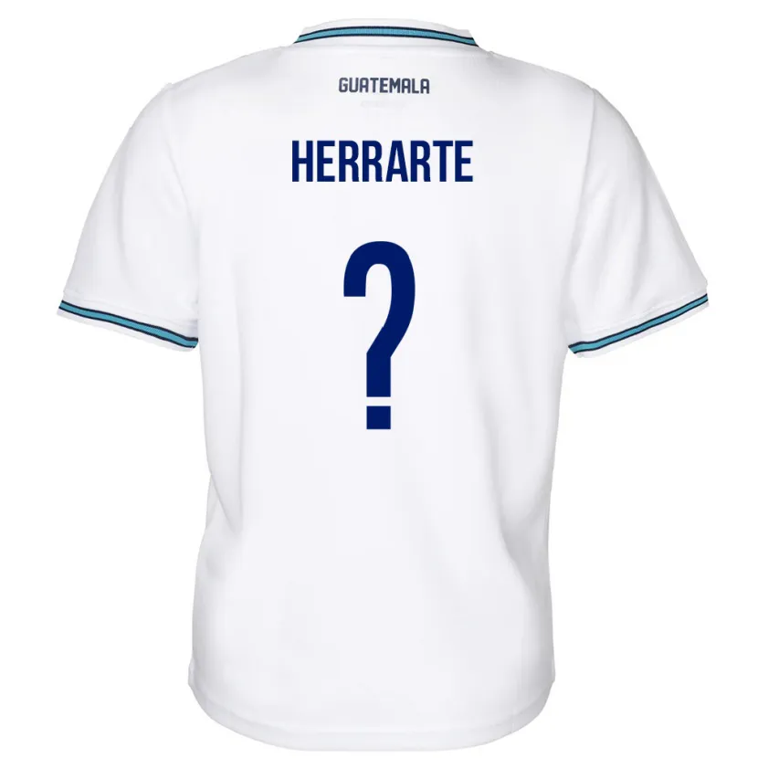 Danxen Heren Guatemala María Herrarte #0 Wit Thuisshirt Thuistenue 24-26 T-Shirt
