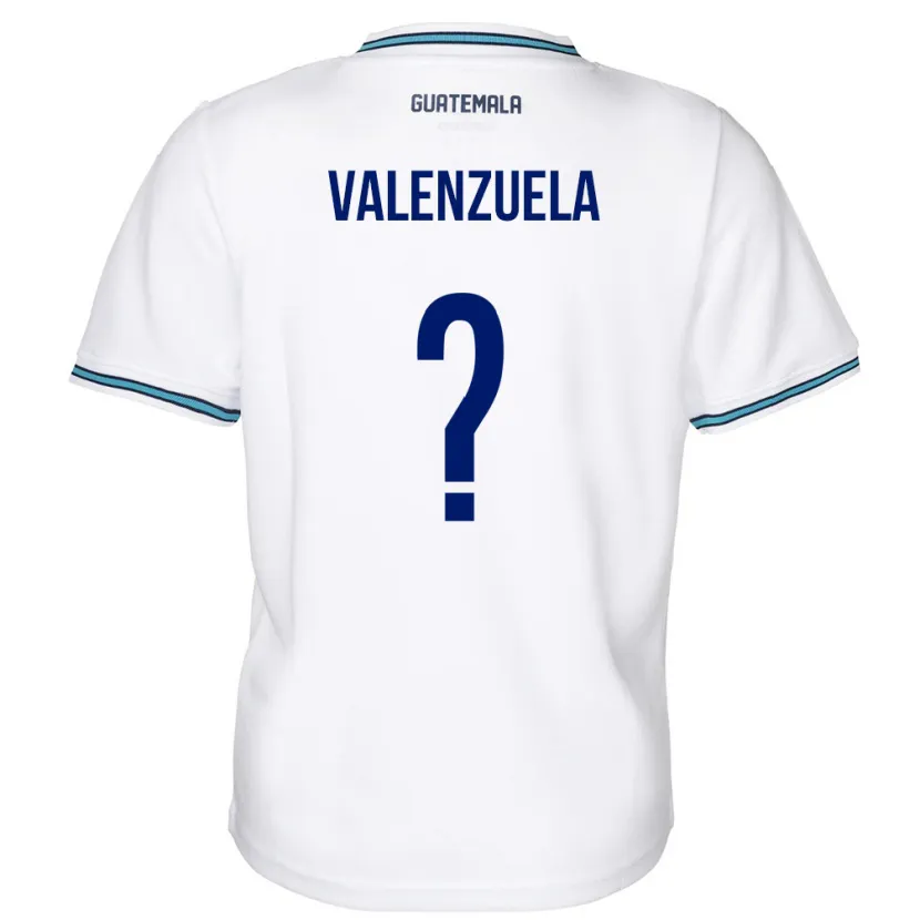 Danxen Heren Guatemala Briana Valenzuela #0 Wit Thuisshirt Thuistenue 24-26 T-Shirt