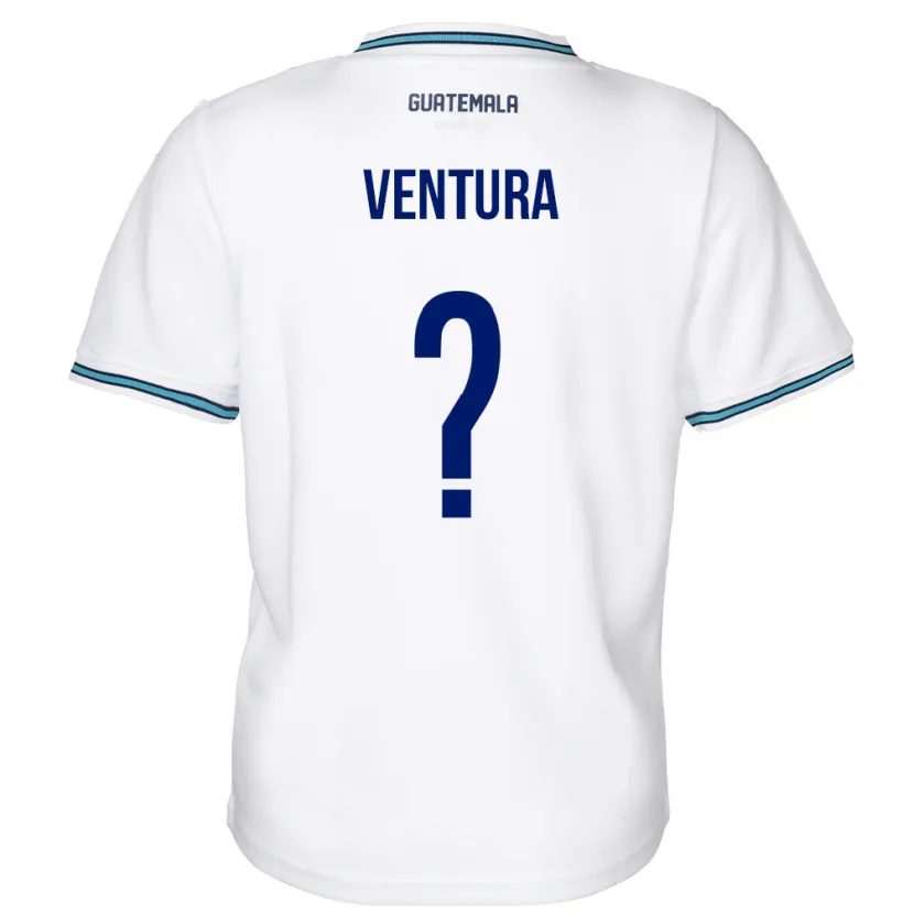 Danxen Heren Guatemala Lesly Ventura #0 Wit Thuisshirt Thuistenue 24-26 T-Shirt