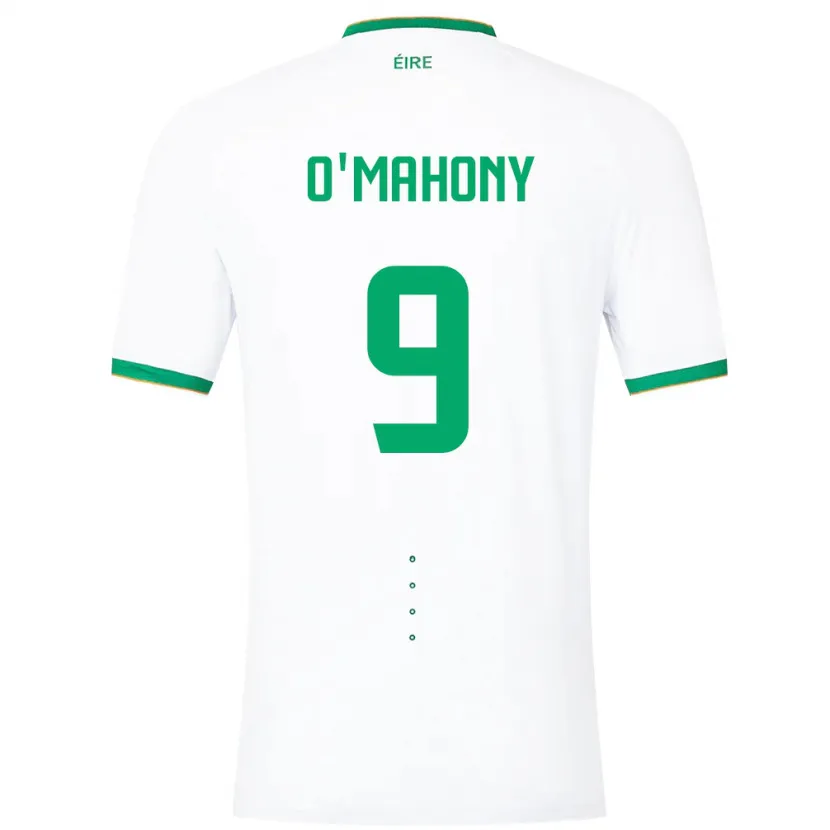 Danxen Heren Ierland Mark O'mahony #9 Wit Uitshirt Uittenue 24-26 T-Shirt