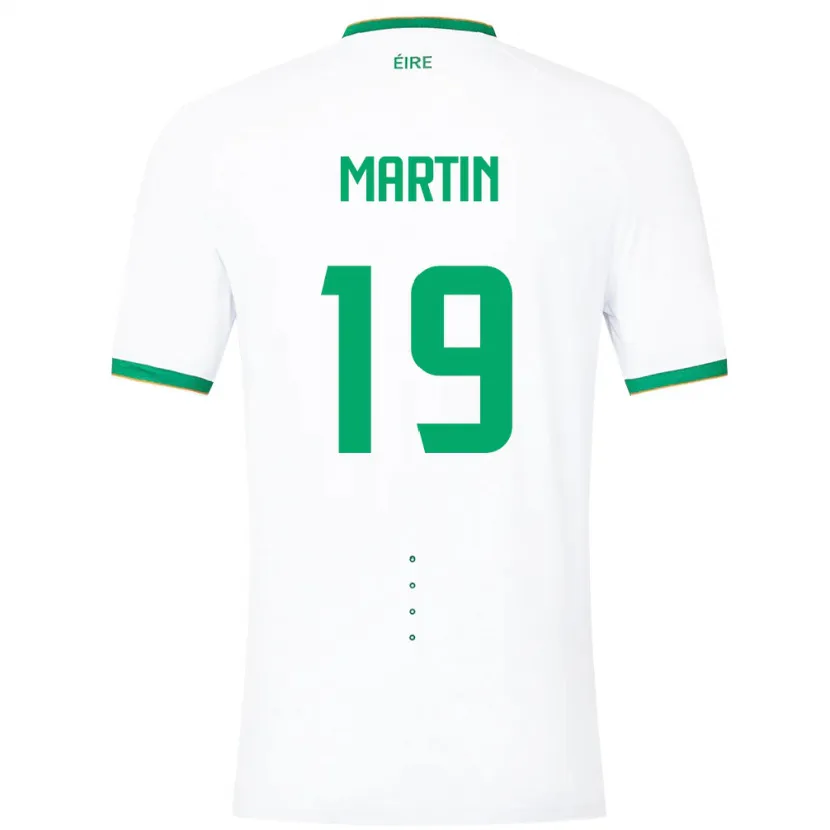 Danxen Heren Ierland William Martin #19 Wit Uitshirt Uittenue 24-26 T-Shirt