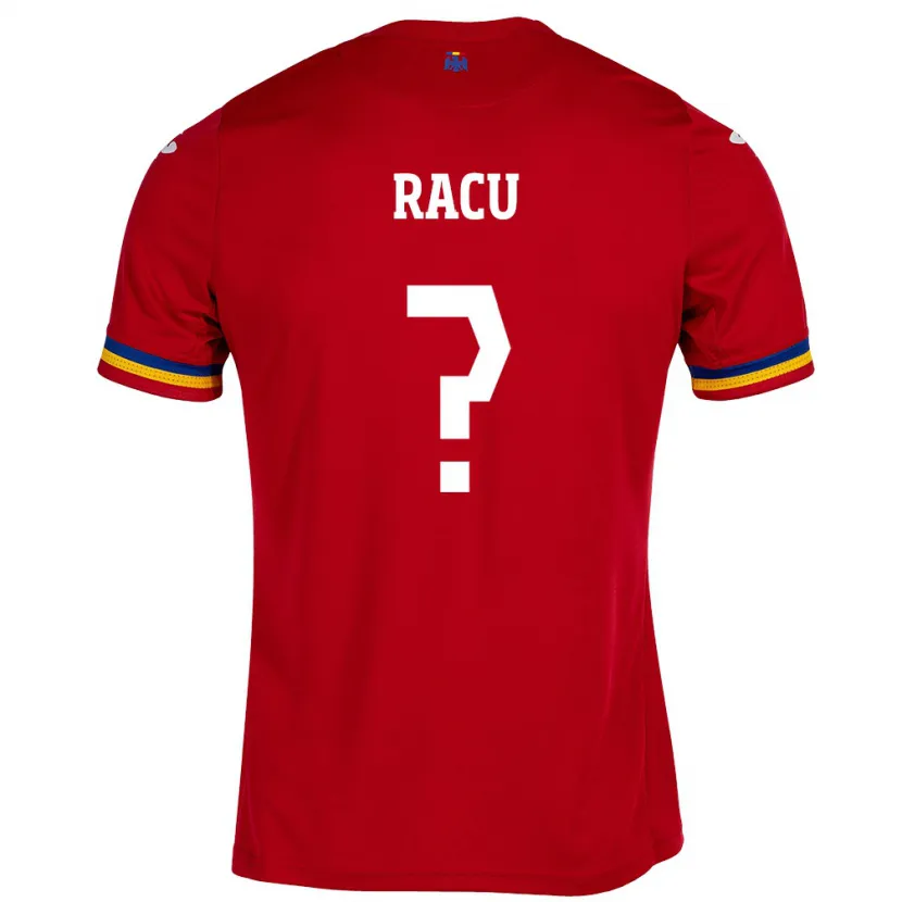 Danxen Heren Roemenië Andrei Racu #0 Rood Uitshirt Uittenue 24-26 T-Shirt