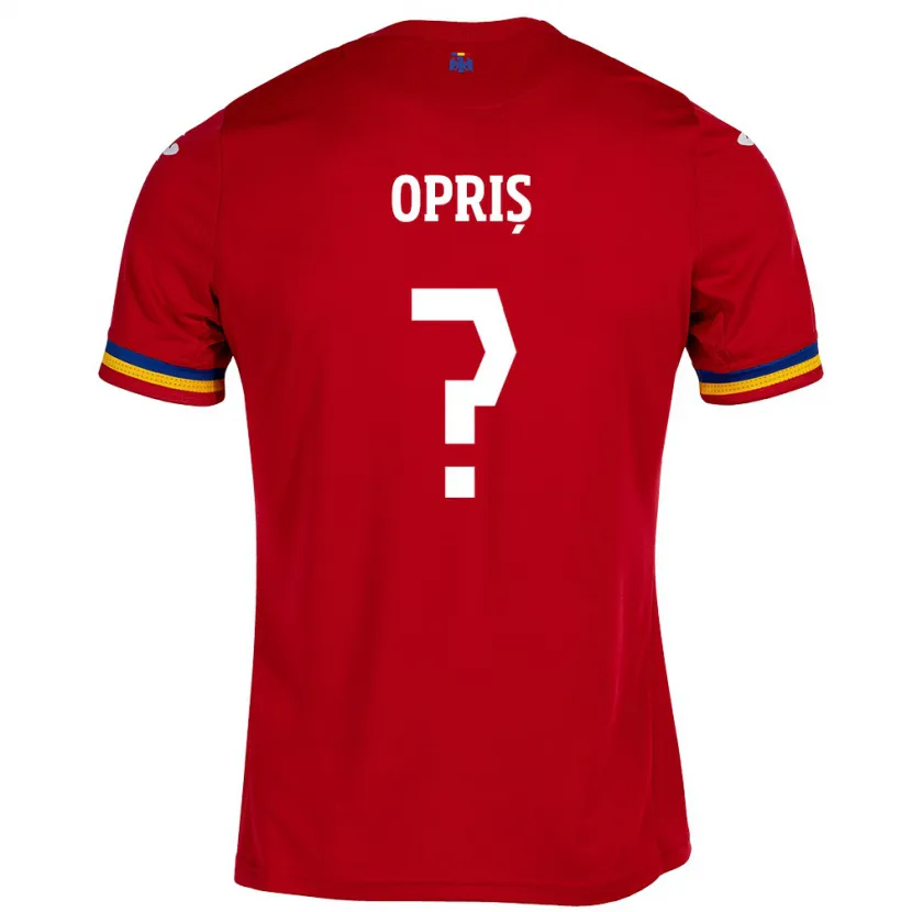 Danxen Heren Roemenië Ștefan Opriș #0 Rood Uitshirt Uittenue 24-26 T-Shirt