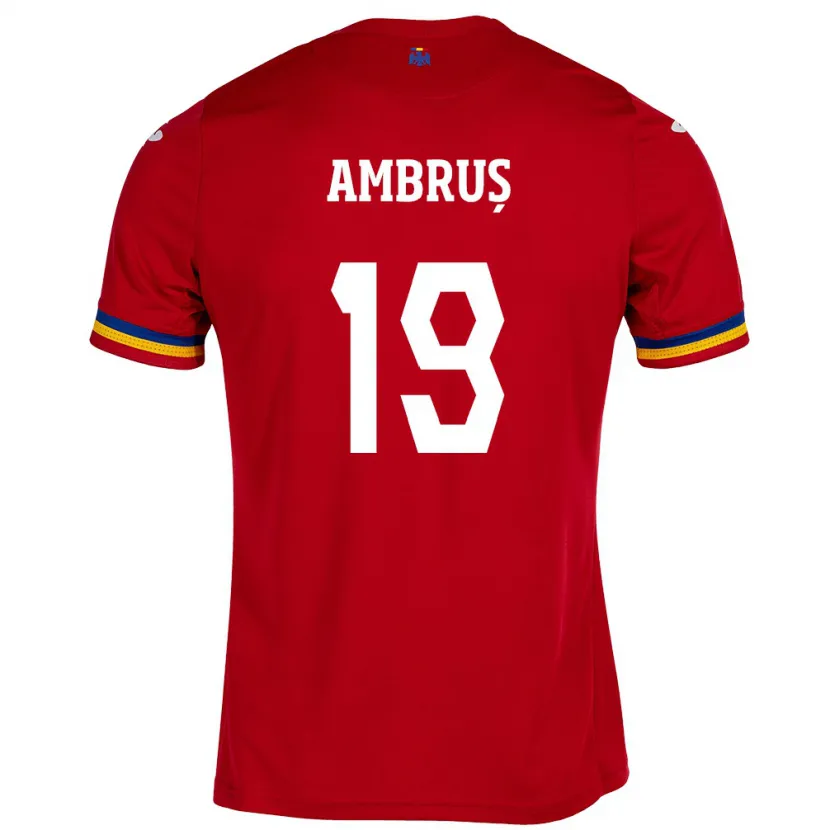 Danxen Heren Roemenië Beata Ambruș #19 Rood Uitshirt Uittenue 24-26 T-Shirt