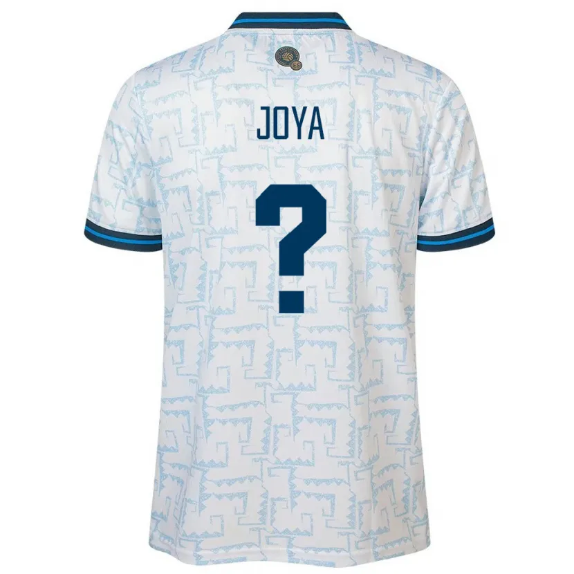 Danxen Heren El Salvador Marlon Joya #0 Wit Uitshirt Uittenue 24-26 T-Shirt