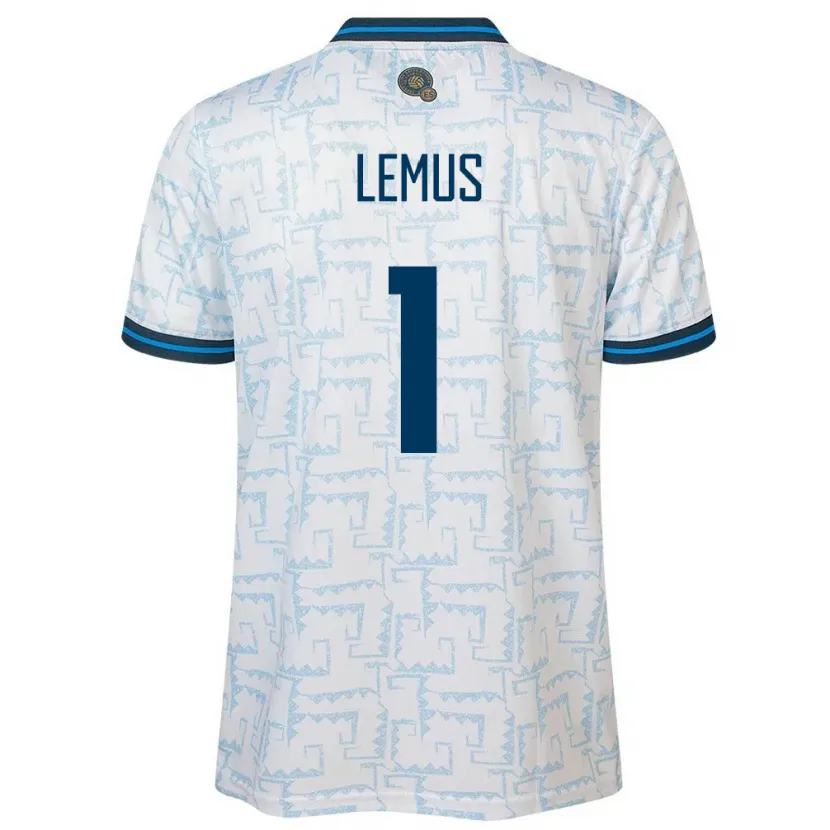 Danxen Heren El Salvador Hamilton Lemus #1 Wit Uitshirt Uittenue 24-26 T-Shirt