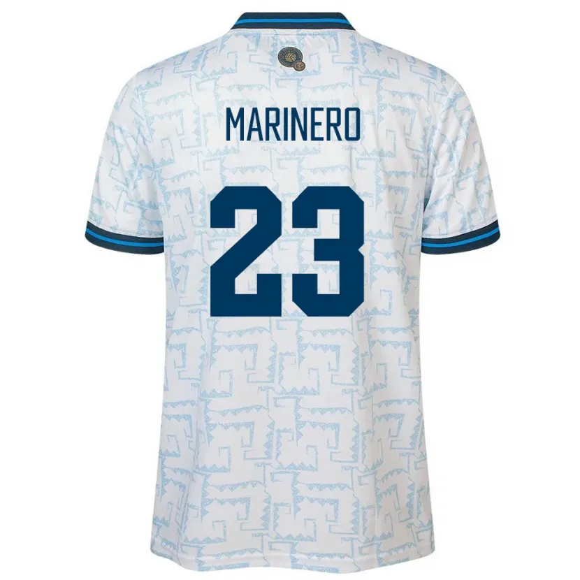 Danxen Heren El Salvador Amber Marinero #23 Wit Uitshirt Uittenue 24-26 T-Shirt