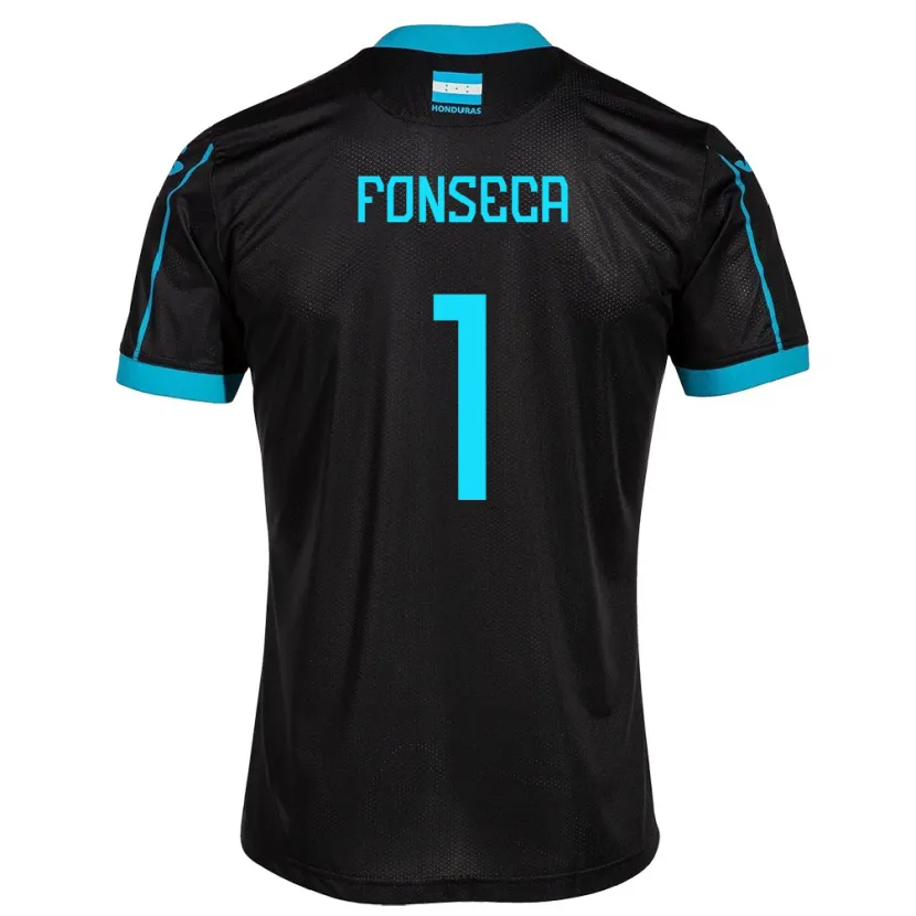 Danxen Heren Honduras Harold Fonseca #1 Zwart Uitshirt Uittenue 24-26 T-Shirt