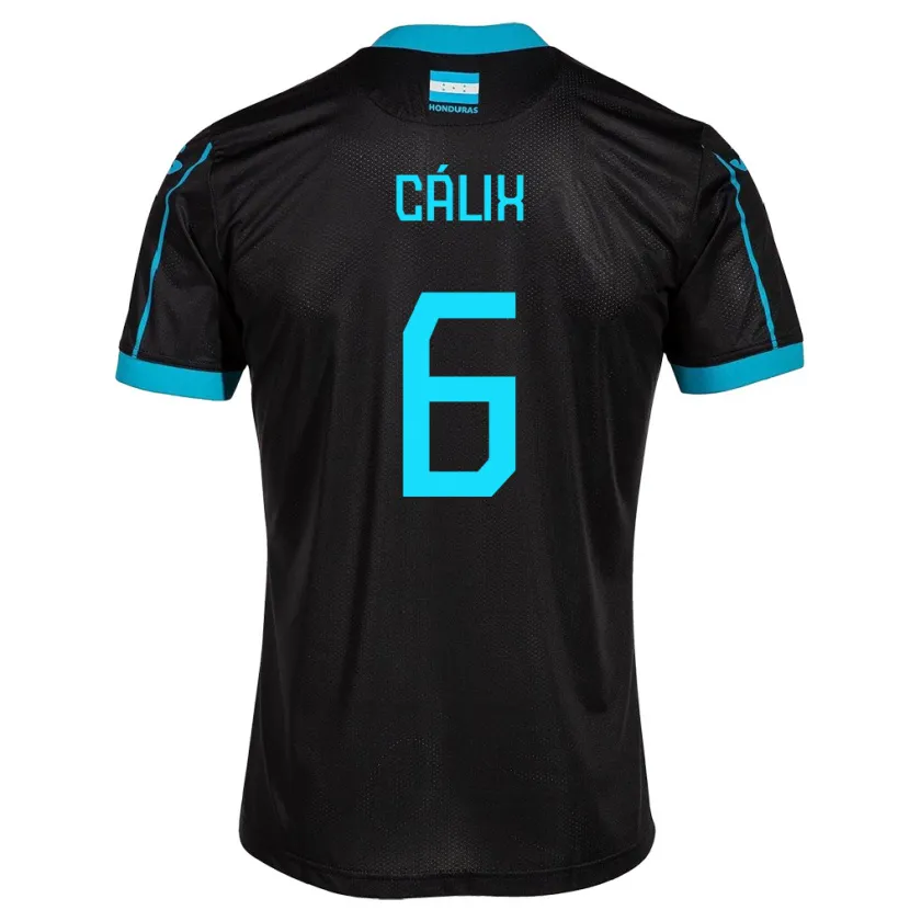 Danxen Heren Honduras Noel Cálix #6 Zwart Uitshirt Uittenue 24-26 T-Shirt