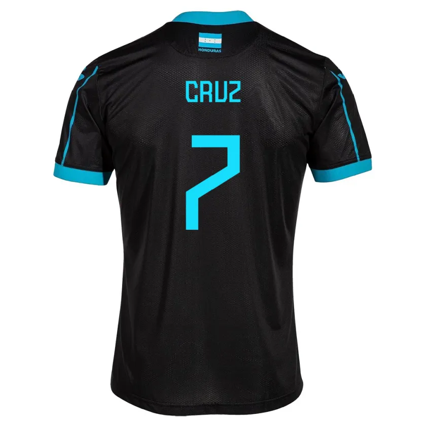 Danxen Heren Honduras Nixon Cruz #7 Zwart Uitshirt Uittenue 24-26 T-Shirt