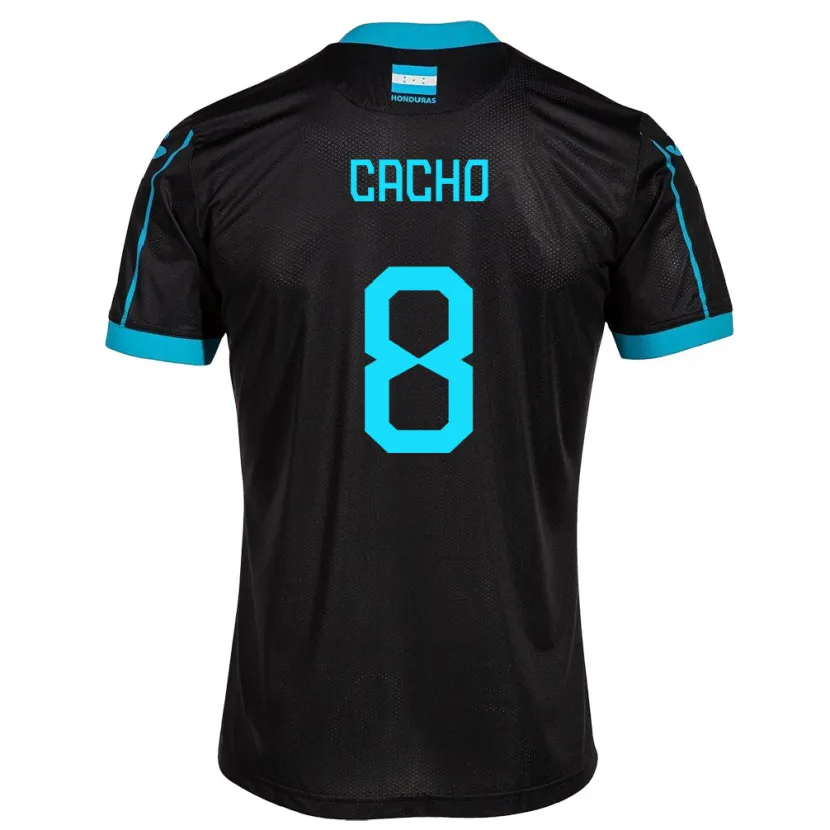 Danxen Heren Honduras Daylor Cacho #8 Zwart Uitshirt Uittenue 24-26 T-Shirt