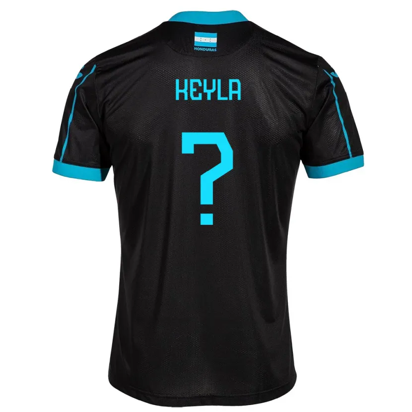 Danxen Heren Honduras Keyla Aguilar #0 Zwart Uitshirt Uittenue 24-26 T-Shirt
