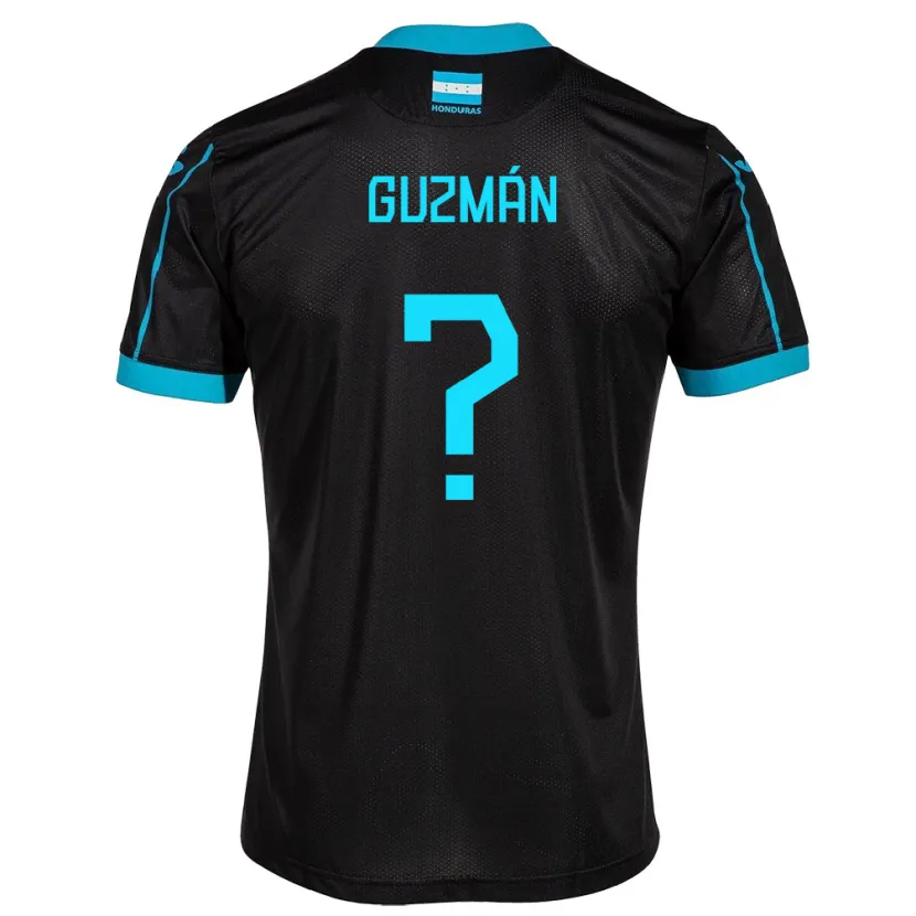 Danxen Heren Honduras Giselle Guzmán #0 Zwart Uitshirt Uittenue 24-26 T-Shirt