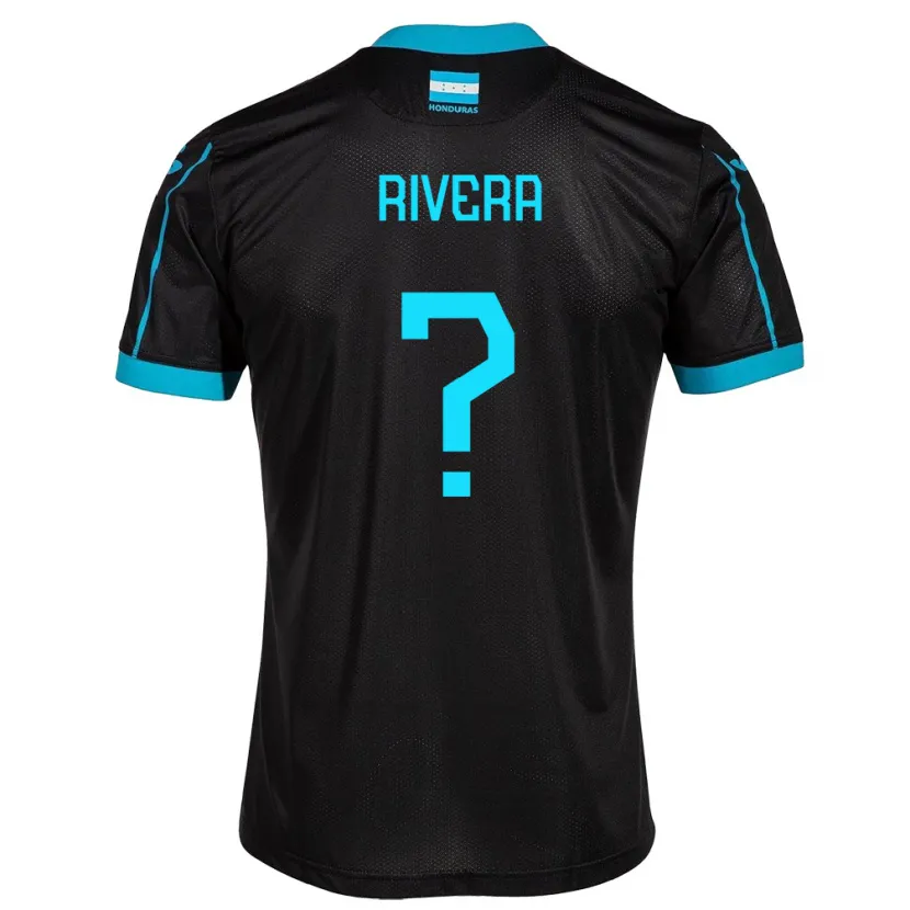 Danxen Heren Honduras Carmen Rivera #0 Zwart Uitshirt Uittenue 24-26 T-Shirt