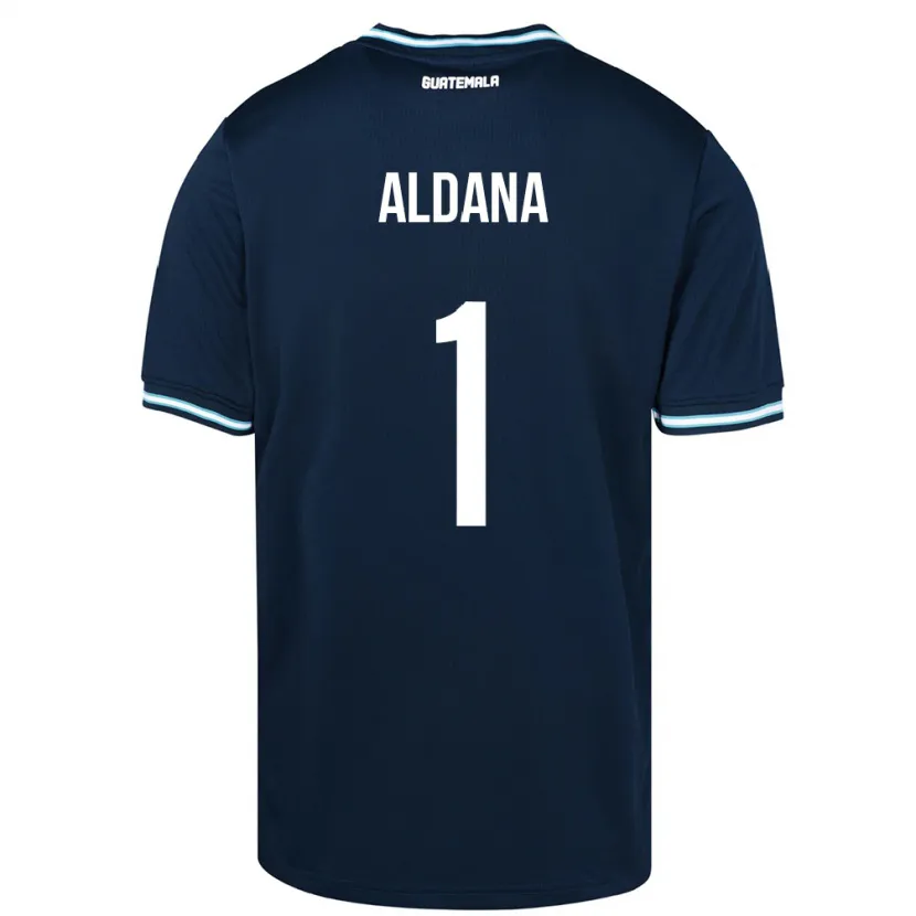 Danxen Heren Guatemala David Aldana #1 Blauw Uitshirt Uittenue 24-26 T-Shirt