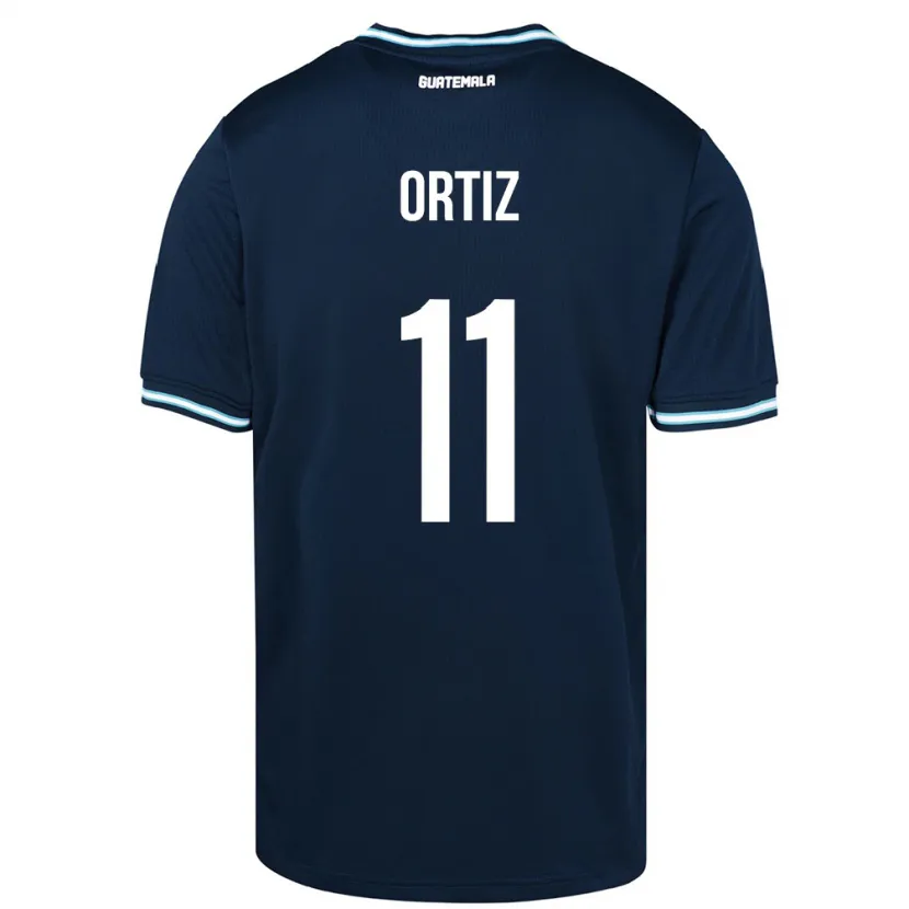 Danxen Heren Guatemala Andersson Ortiz #11 Blauw Uitshirt Uittenue 24-26 T-Shirt
