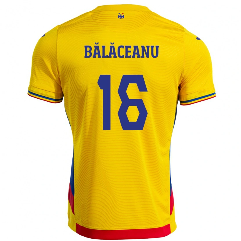 Danxen Dames Roemenië Ioana Bălăceanu #16 Geel Thuisshirt Thuistenue 24-26 T-Shirt